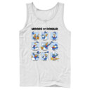 Men's Mickey & Friends Moods of Donald Duck  Adult Tank Top