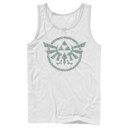 Men's Nintendo The Legend of Zelda: Tears of the Kingdom Green Hyrule Crest  Adult Tank Top