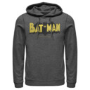 Men's Batman Logo Vintage  Adult Pull Over Hoodie
