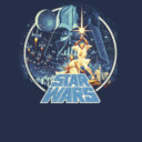 Men's Star Wars Classic Scene Circle  Adult T-Shirt