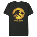 Men's Jurassic World: Dominion Glowing T. Rex Dinosaur Logo  Adult T-Shirt