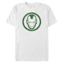 Men's Marvel St. Patrick's Day Lucky Iron Man Mask  Adult T-Shirt