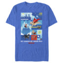 Men's DC League of Super-Pets Battle Ready Poster  Adult T-Shirt