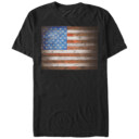 Men's Lost Gods Fourth of July  Wooden American Flag  Adult T-Shirt
