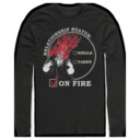 Men's Hercules Hades Valentine's Day Status, ON FIRE!  Adult Long Sleeve Shirt