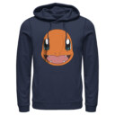 Men's Pokemon Charmander Smile  Adult Pull Over Hoodie