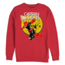 Men&#039;s Marvel Captain Marvel Vintage Ring  Adult Sweatshirt