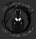 Men's Wednesday On Wednesdays We Wear Black  Adult T-Shirt
