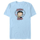 Men's Betty Boop Pink Hearts Betty  Adult T-Shirt