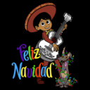 Men's Coco Feliz Navidad  Adult T-Shirt