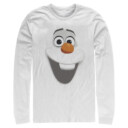 Men's Frozen Olaf Face  Adult Long Sleeve Shirt