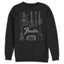 Men's Fender Guitar Chart  Adult Sweatshirt