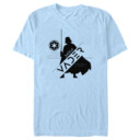 Men's Star Wars: Obi-Wan Kenobi Darth Vader Strong is the Dark Side Silhouette  Adult T-Shirt