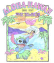 Men's Lilo & Stitch Aloha Hawaii Come Visit the Islands  Adult T-Shirt