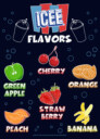 Men's ICEE Flavor Chart  Adult T-Shirt