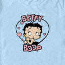 Men's Betty Boop Pink Hearts Betty  Adult T-Shirt