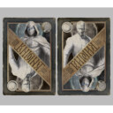 Men's Marvel: Moon Knight Two Personalities Playing Cards  Adult T-Shirt