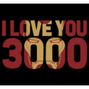 Men's Marvel Iron Man Forever Love 3000  Adult T-Shirt