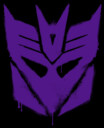 Men's Transformers Decepticon Graffiti Logo  Adult T-Shirt