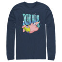 Men's SpongeBob SquarePants Patrick Dad Bod  Adult Long Sleeve Shirt