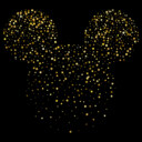 Men's Mickey & Friends Confetti Mickey Mouse Logo  Adult Pull Over Hoodie