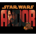 Men's Star Wars: Andor Cassian Red Logo  Adult Pull Over Hoodie