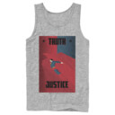 Men's Superman Truth & Justice Eagle  Adult Tank Top