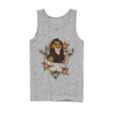 Men's Lion King Scar Surrounded By Idiots Tattoo  Adult Tank Top