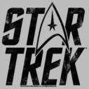 Men's Star Trek: The Original Series Distressed Logo  Adult T-Shirt