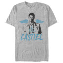 Men's Supernatural Castiel Angel Wings  Adult T-Shirt
