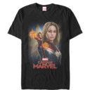 Men's Marvel Captain Marvel Hero Portrait  Adult T-Shirt