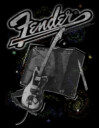Men's Fender Celestial Amp Logo  Adult Pull Over Hoodie