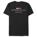 Men's Marvel Spider-Man: No Way Home Logo Black  Adult T-Shirt