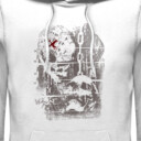 Men's Pirates of the Caribbean: Curse of the Black Pearl Jack Sparrow Distressed Skull Poster  Adult Pull Over Hoodie