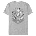 Men's Marvel: Moon Knight Winged Scarab Portrait Sketch  Adult T-Shirt