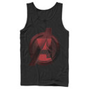 Men's Marvel Black Widow Avenger Symbol  Adult Tank Top