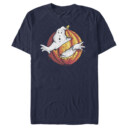 Men's Ghostbusters Halloween Pumpkin Logo  Adult T-Shirt