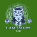 Men's Marvel Loki I Am Smart  Adult T-Shirt