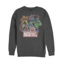 Men's Marvel Classic Hero Collage  Adult Sweatshirt