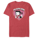 Men's Betty Boop No Cupid Zone  Adult T-Shirt