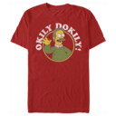 Men's The Simpsons Ned Flanders Okily Dokily  Adult T-Shirt