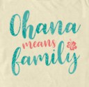 Men's Lilo & Stitch Blue and Red Ohana means Family  Adult T-Shirt