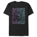 Men's Turning Red 4*Town Neon Stack  Adult T-Shirt