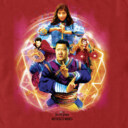 Men's Marvel Doctor Strange in the Multiverse of Madness Powerful Heroes  Adult T-Shirt