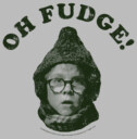 Men's A Christmas Story Oh Fudge Ralphie Parker  Adult T-Shirt