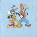 Men's Mickey & Friends Laughing Crew  Adult T-Shirt