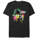 Men's Marvel Doctor Strange in the Multiverse of Madness Strange and Wong Paint Splatter  Adult T-Shirt