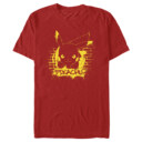 Men's Pokemon Pikachu Mural  Adult T-Shirt