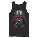 Men's Star Wars Darth Vader Helmet Markings  Adult Tank Top