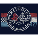 Men's General Motors Chevrolet 1953 Corvette  Adult Pull Over Hoodie